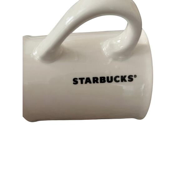 Starbucks‎ Coffee Is Magic Mug 12oz Red White Ceramic Cup Holiday Rare - Picture 6 of 9